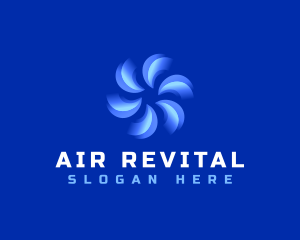 HVAC Fan Cooling logo design