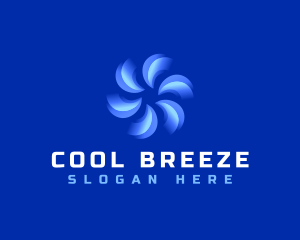 HVAC Fan Cooling logo design