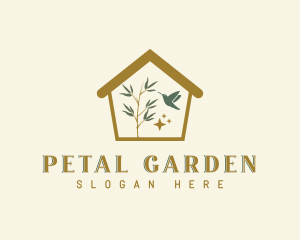 Garden House Bird logo design