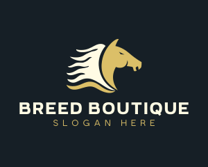 Horse Stable Stallion logo design