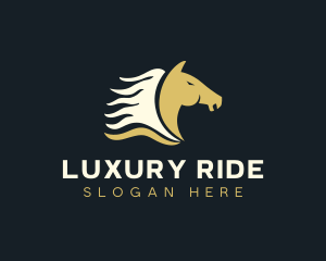 Horse Stable Stallion logo design