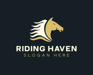 Horse Stable Stallion logo design