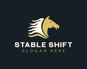 Horse Stable Stallion logo design