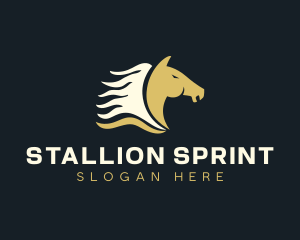 Horse Stable Stallion logo design