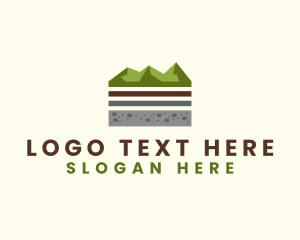 Rock Mountain Landscape logo