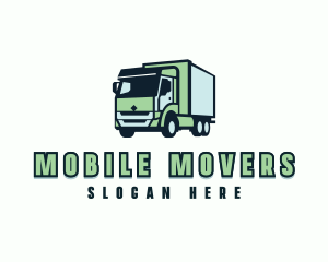 Truck Delivery Logistics logo design