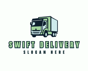 Truck Delivery Logistics logo design