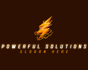 Electric Power Bolt logo design