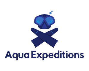 Diver Goggles & Flippers logo