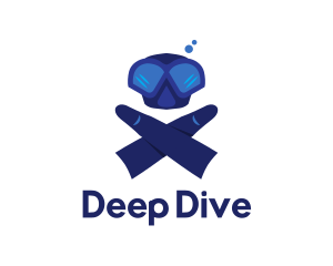 Diver Goggles & Flippers logo