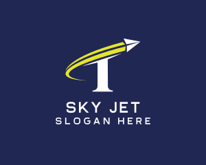 Airplane Jet Swoosh logo