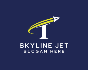 Airplane Jet Swoosh logo