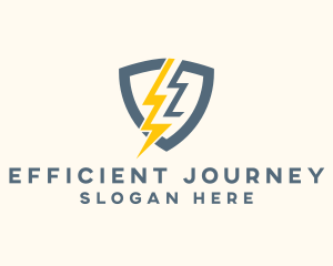 Electric Shield Power logo design