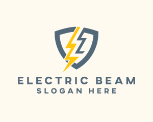 Electric Shield Power logo design