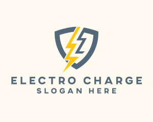 Electric Shield Power logo design