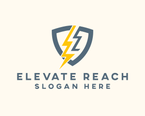 Electric Shield Power logo design