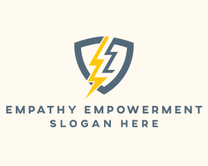 Electric Shield Power logo design