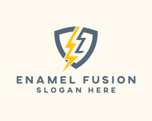 Electric Shield Power logo design