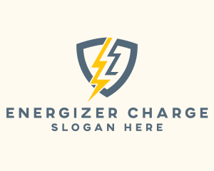 Electric Shield Power logo design