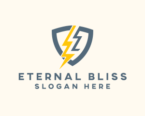 Electric Shield Power logo design