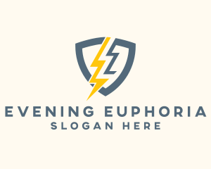 Electric Shield Power logo design