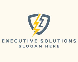 Electric Shield Power logo design