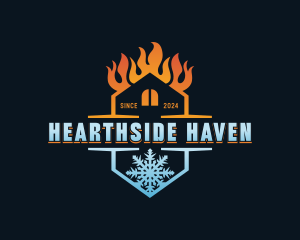 Warm Cooling Air Conditioning  logo