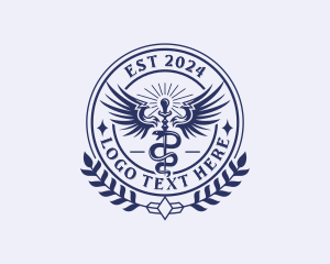 Medical Hospital Caduceus  logo