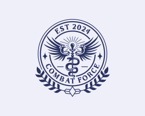 Medical Hospital Caduceus  logo