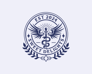 Medical Hospital Caduceus  logo