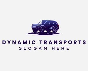 SUV Vehicle Transportation logo design