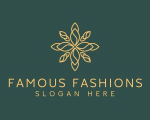 Yellow Floral Pattern  Logo