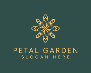 Yellow Floral Pattern  logo design