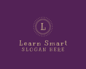 Handwritten Nursery Learning School, logo design