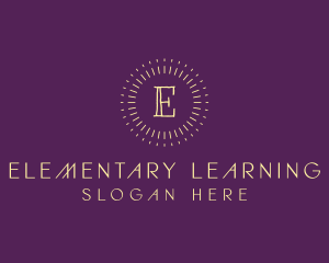 Handwritten Nursery Learning School, logo design