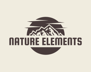 Natural Mountain Tour logo design