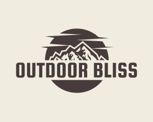 Natural Mountain Tour logo design