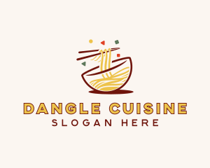 Asian Noodles Gourmet logo design