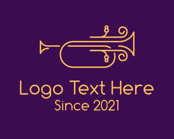 Trumpeter logo example 4