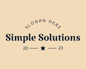 Simple Stylish Business logo design