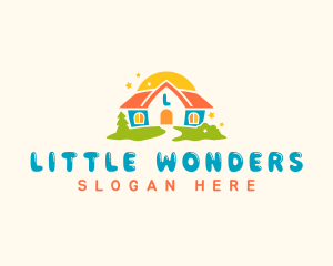 Preschool Daycare Kindergarten logo design