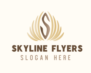 Elegant Flight Wings  logo design