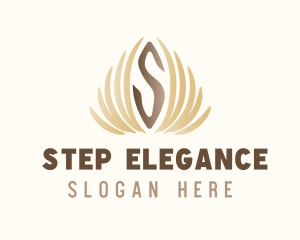 Elegant Flight Wings  logo design