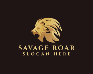 Premium Luxury Lion logo design