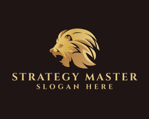 Premium Luxury Lion logo design