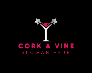 Star Cocktail Bar logo design