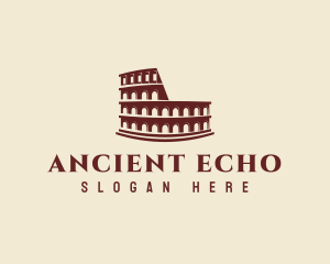 Ancient Colosseum Architecture logo design