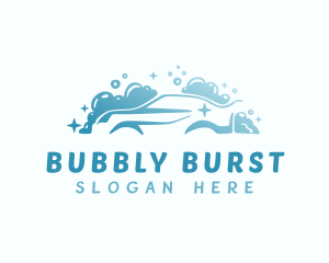 Blue Bubbly Car Wash logo