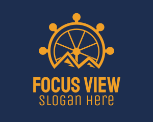 Mountain Ferris Wheel logo design