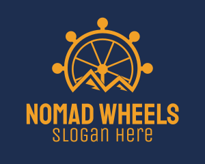 Mountain Ferris Wheel logo design